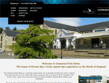 Tablet Screenshot of gomersalparkhotel.com